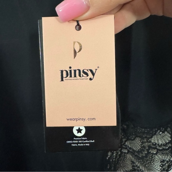 Pinsy Black Shapewear Lace Bodysuit - Picture 8 of 11